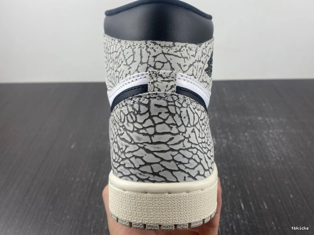 Reps TBK DZ5485-052 Cement 1 High Air Jordan White OG 0821